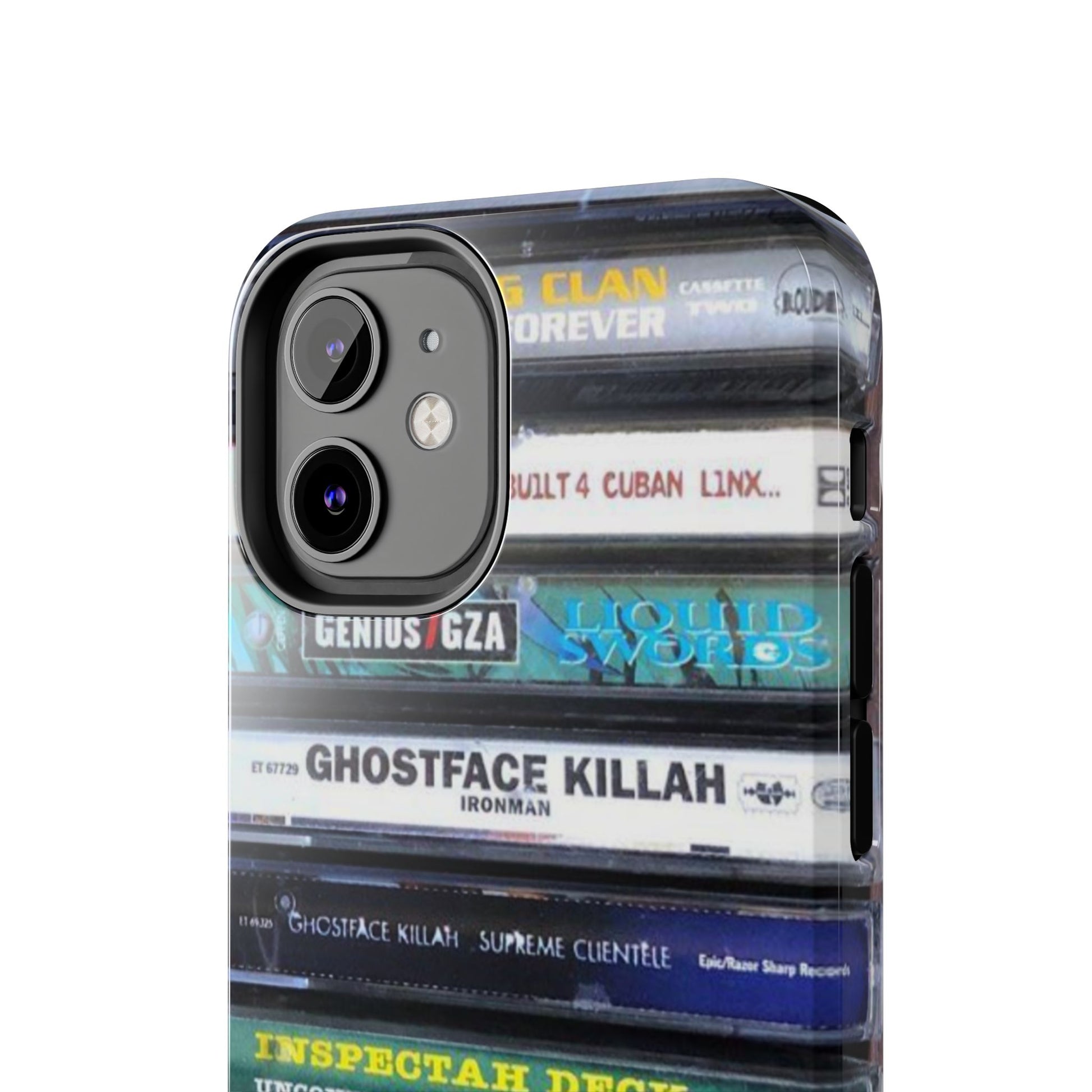Hip Hop Music Cassette Phone Case | Tough Phone Covers for Music Lovers, Wu solo albums Gifts, Rap Phone Accessories