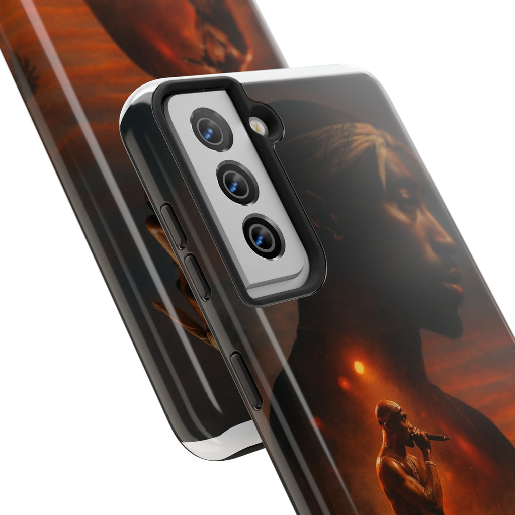 Tough Phone Case Featuring Iconic Rap Legend, Durable Phone Cover, Artistic Design, Adjustable Fit, 2Pac Unique Gift for Music Lovers, Hip [...]