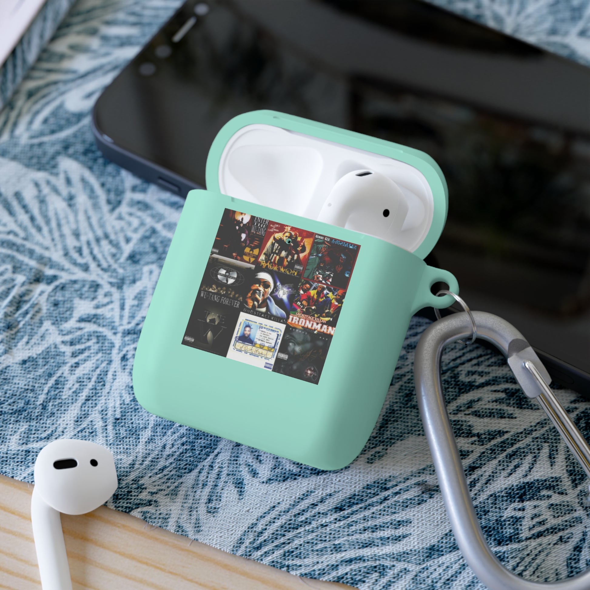Stylish AirPods Case Cover with Music Design, Perfect for Music Lovers, Wu AirPods Pro, Unique Gift for Gamers, Hip Hop culture