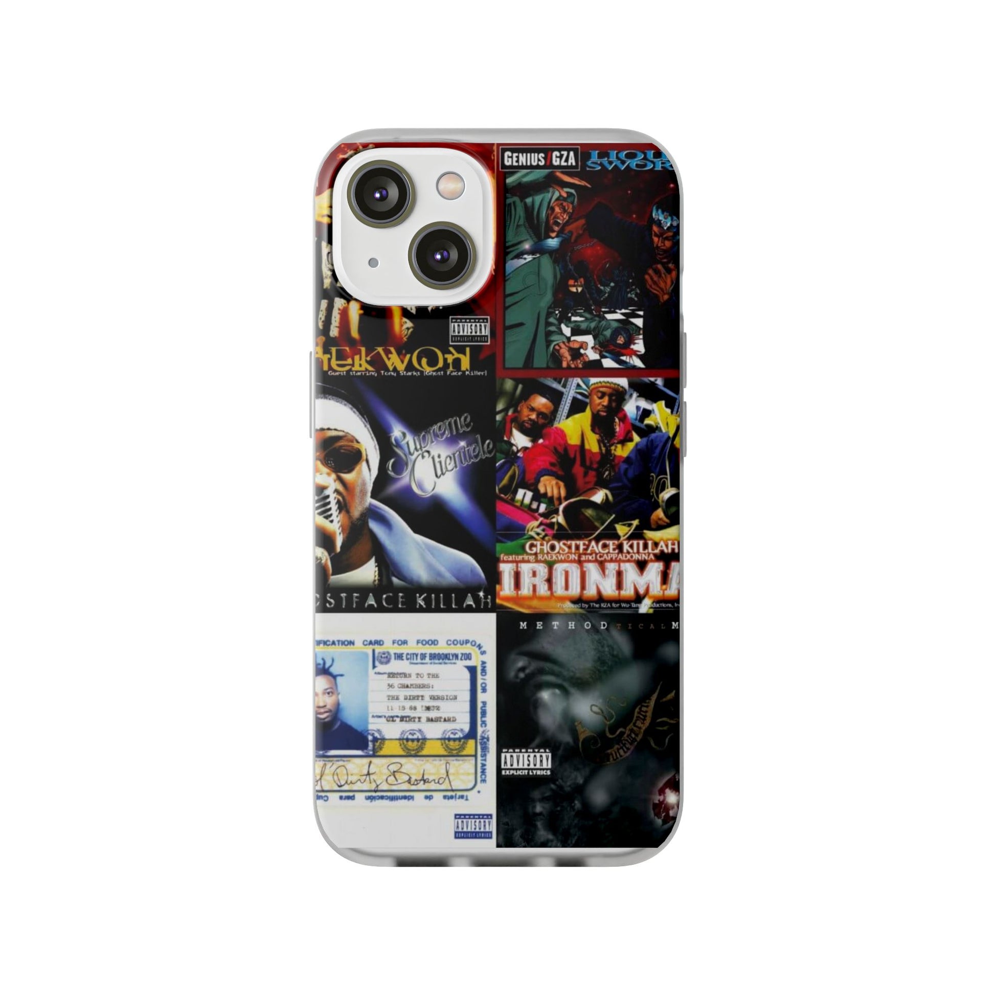 Hip-Hop Album Art Flexi Cases | Unique Phone Case, Music Lover Gift, Wu Tang Stylish Accessories, Personalized Phone Cover, Urban Culture Decor