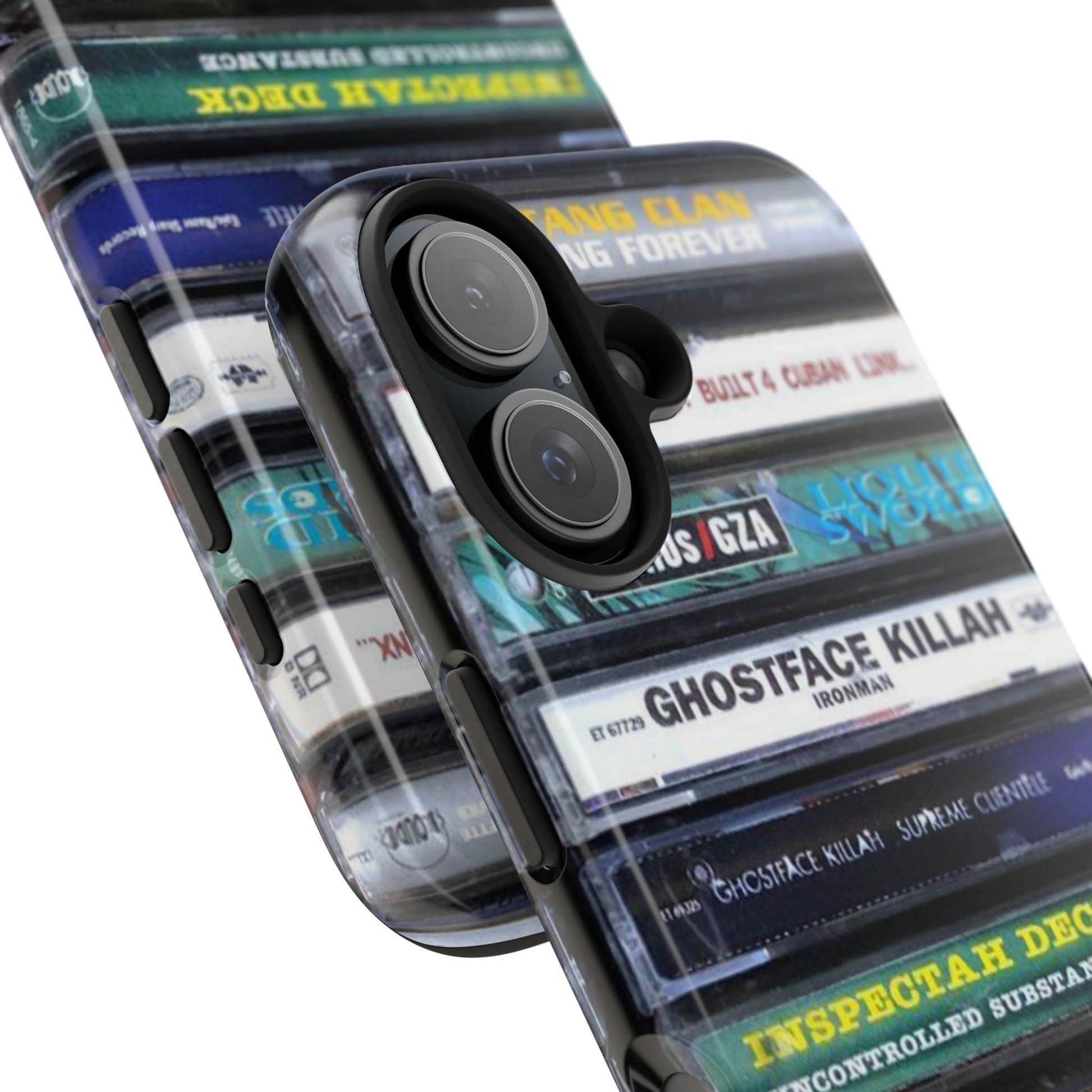 Hip Hop Music Cassette Phone Case | Tough Phone Covers for Music Lovers, Wu solo albums Gifts, Rap Phone Accessories