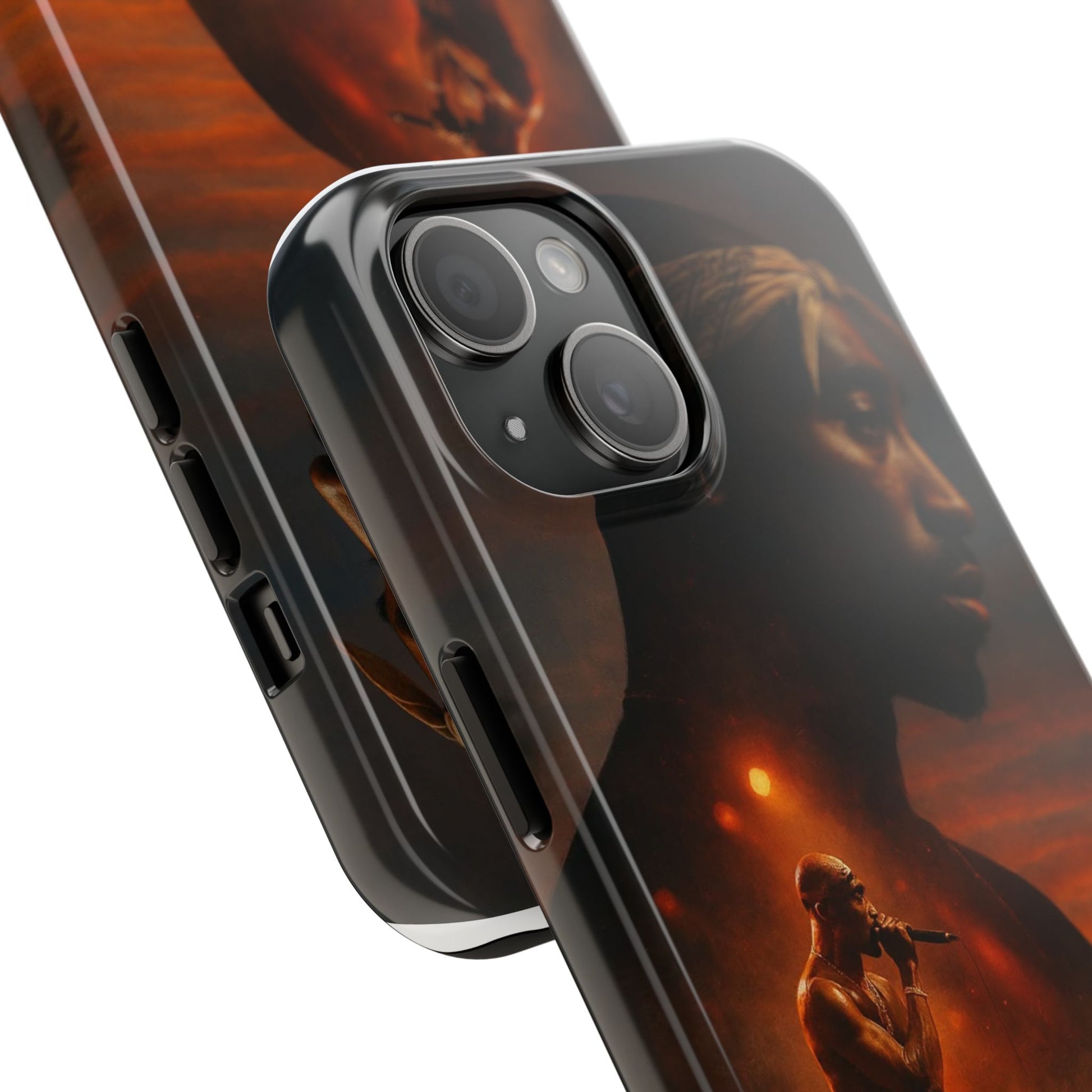 Tough Phone Case Featuring Iconic Rap Legend, Durable Phone Cover, Artistic Design, Adjustable Fit, 2Pac Unique Gift for Music Lovers, Hip [...]