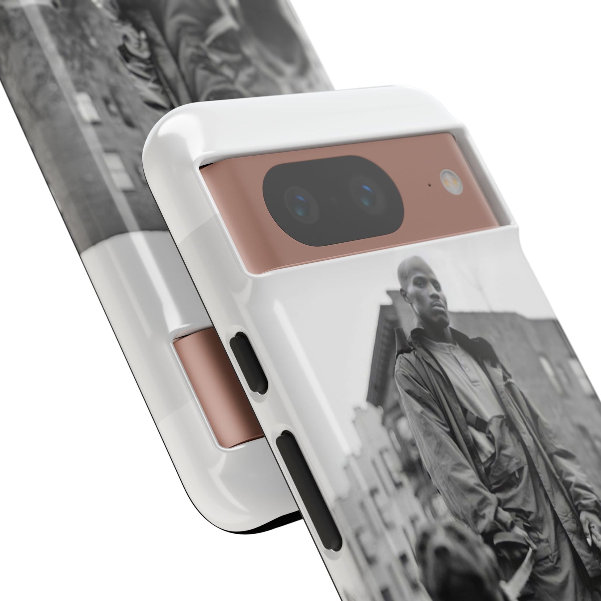Black & White DMX Tough Phone Case, Urban Style Cover, Pet Lover Gift, Trendy Cell Phone Accessory, Durable Protection