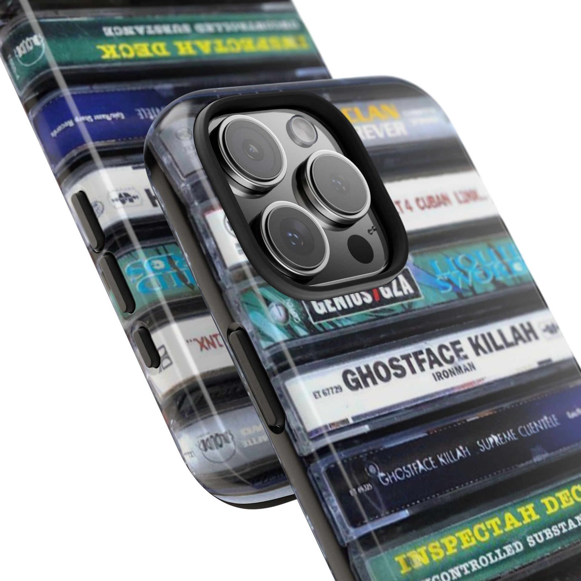 Hip Hop Music Cassette Phone Case | Tough Phone Covers for Music Lovers, Wu solo albums Gifts, Rap Phone Accessories