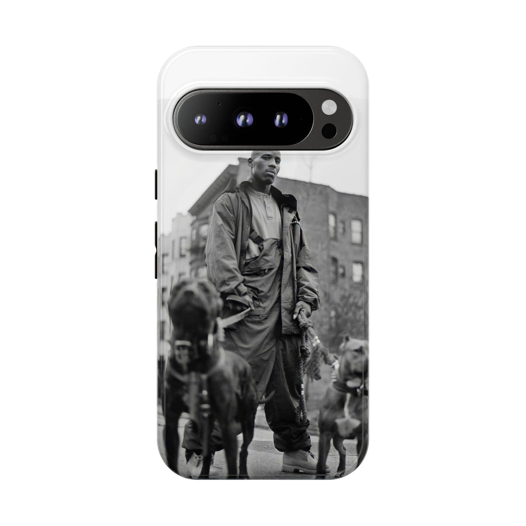 Black & White DMX Tough Phone Case, Urban Style Cover, Pet Lover Gift, Trendy Cell Phone Accessory, Durable Protection