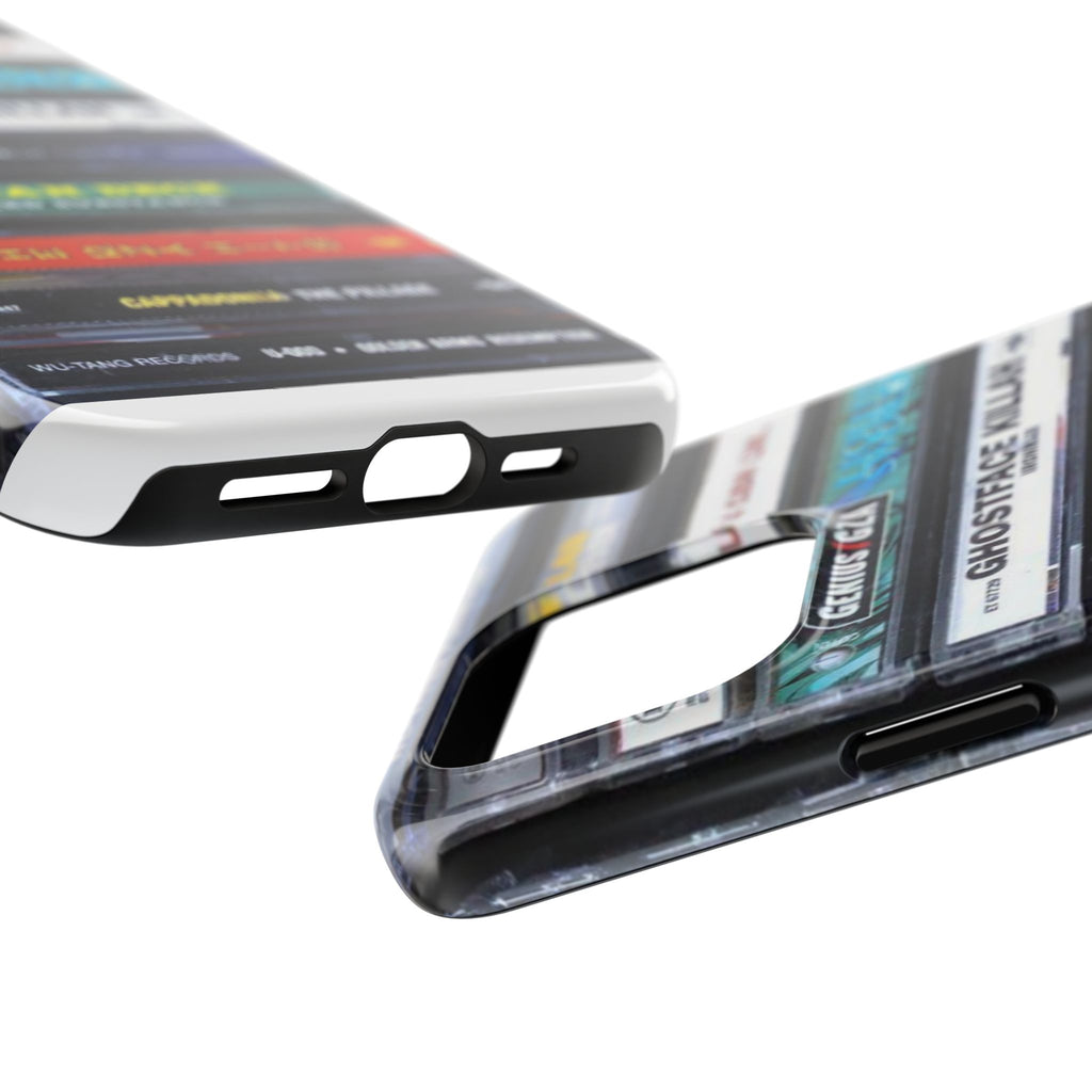 Hip Hop Music Cassette Phone Case | Tough Phone Covers for Music Lovers, Wu solo albums Gifts, Rap Phone Accessories