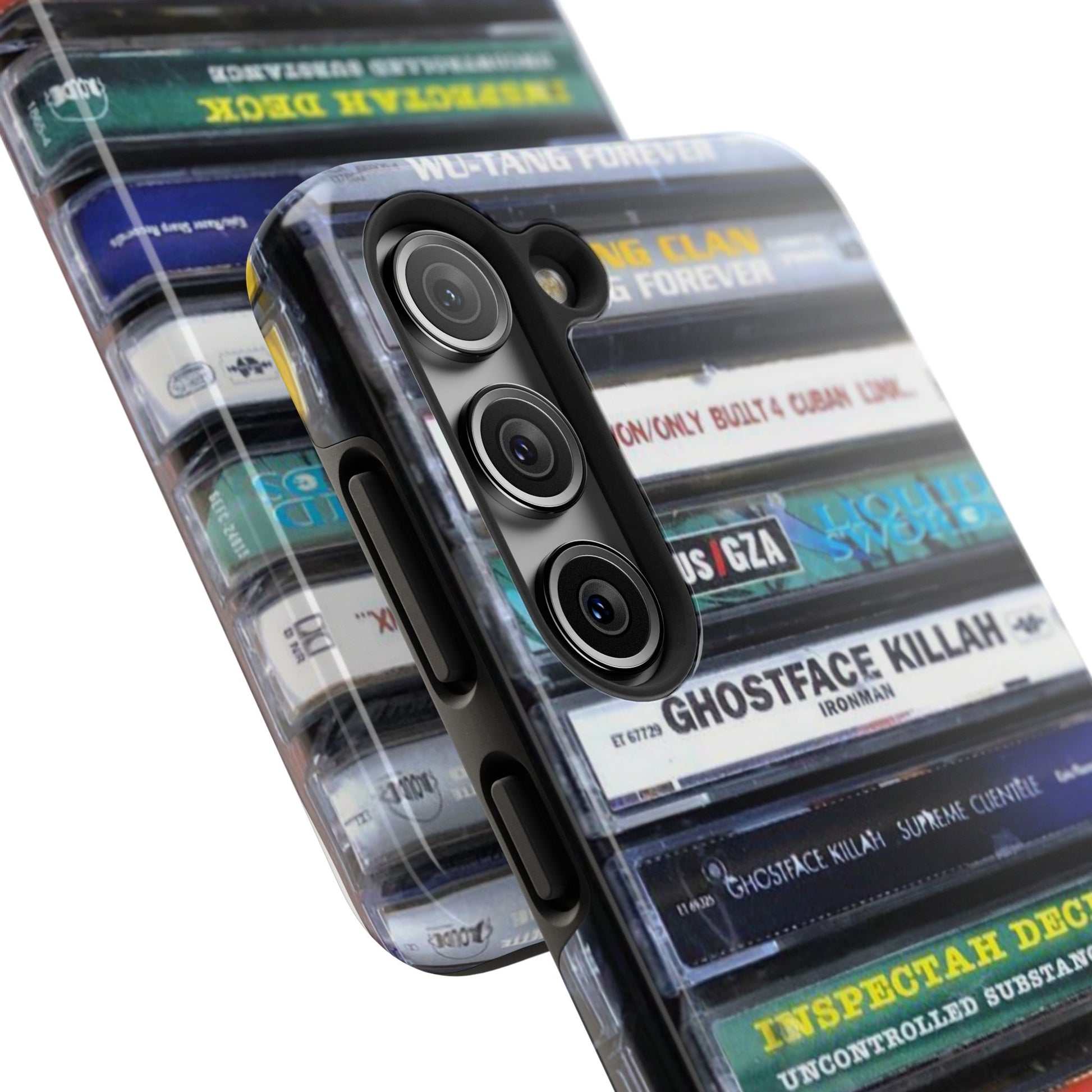 Hip Hop Music Cassette Phone Case | Tough Phone Covers for Music Lovers, Wu solo albums Gifts, Rap Phone Accessories