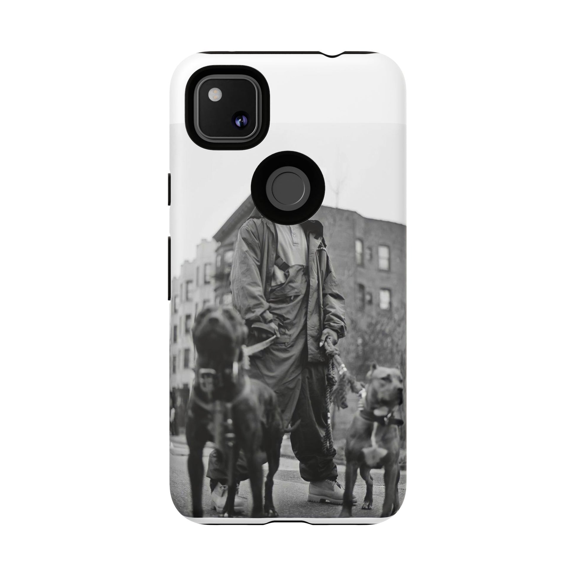 Black & White DMX Tough Phone Case, Urban Style Cover, Pet Lover Gift, Trendy Cell Phone Accessory, Durable Protection