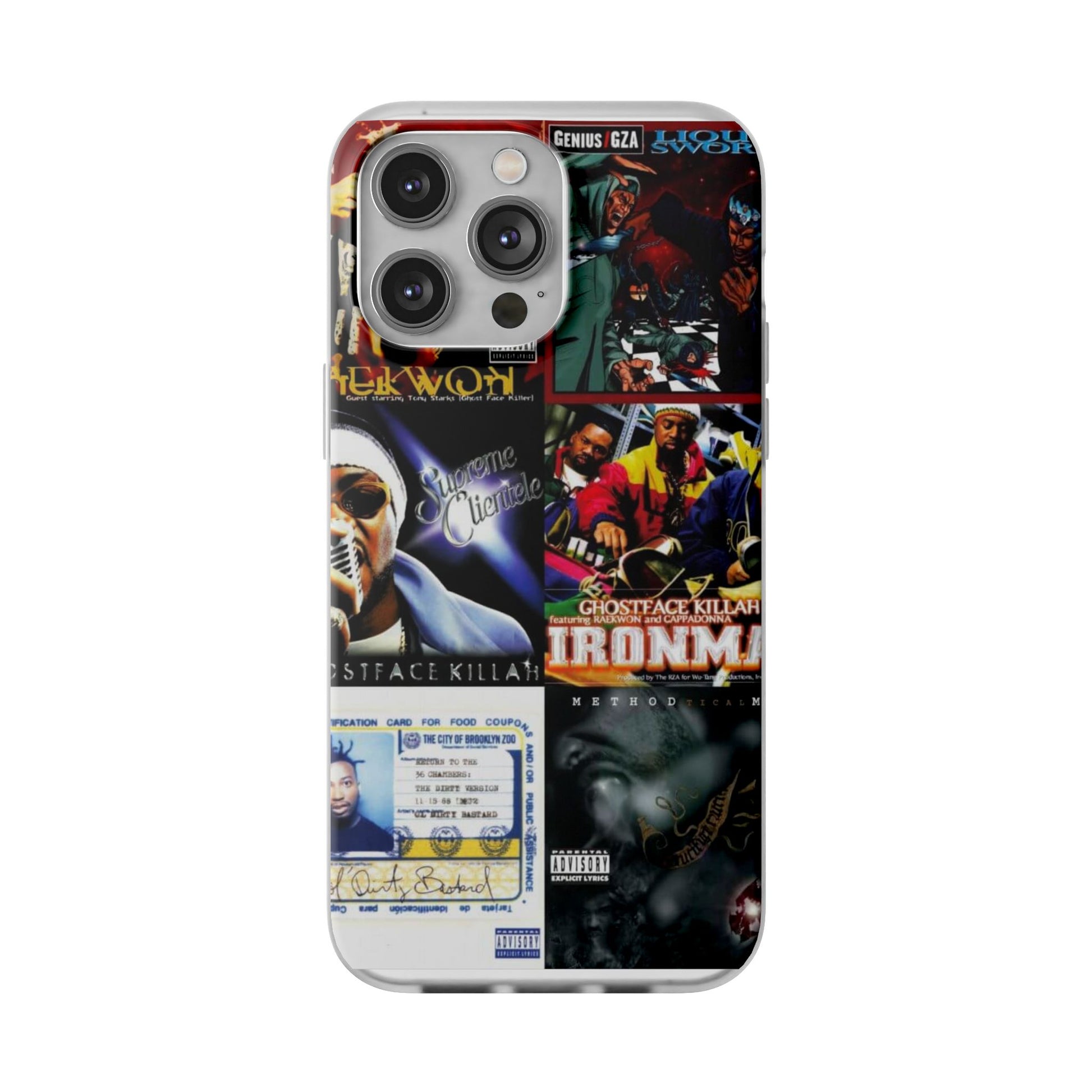Hip-Hop Album Art Flexi Cases | Unique Phone Case, Music Lover Gift, Wu Tang Stylish Accessories, Personalized Phone Cover, Urban Culture Decor