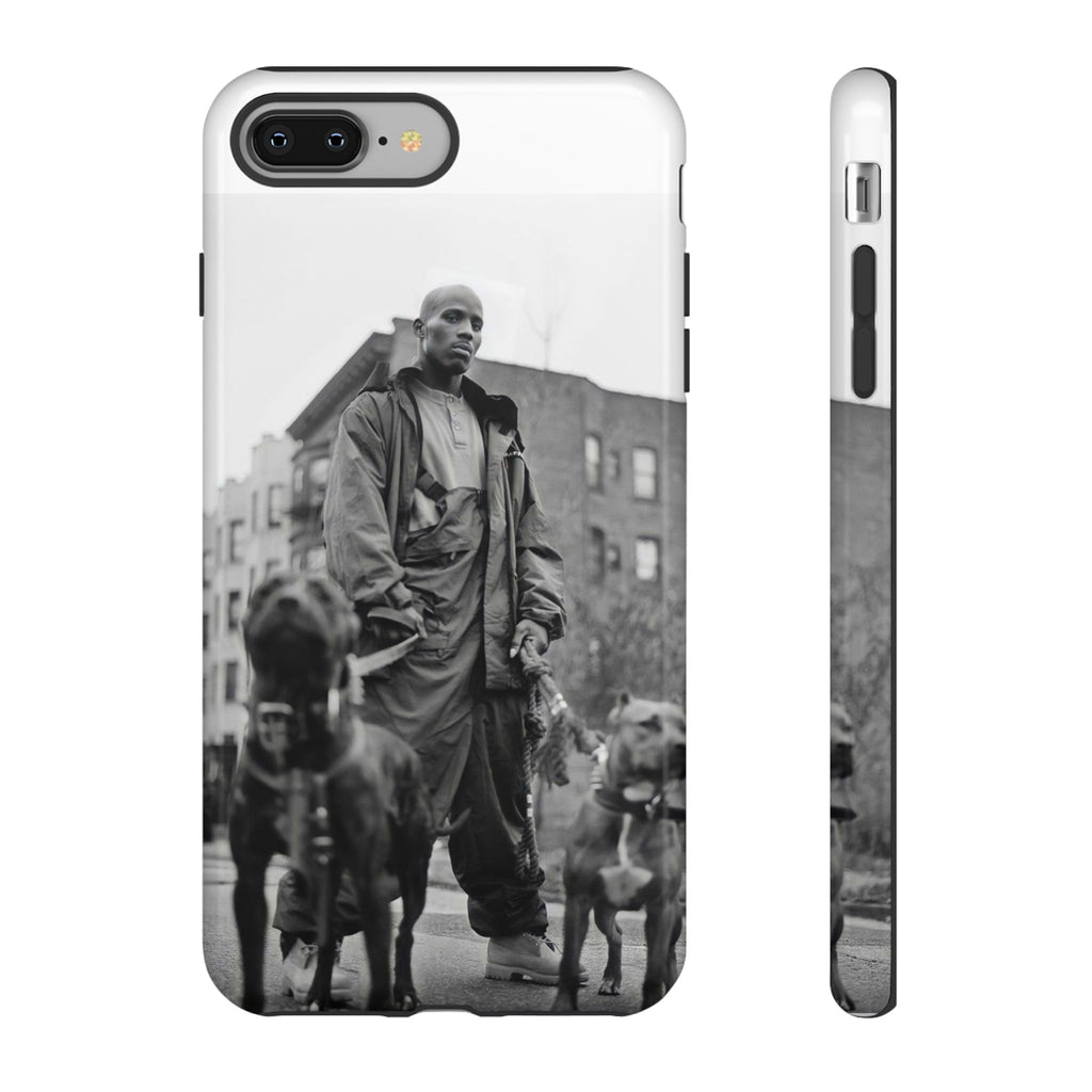 Black & White DMX Tough Phone Case, Urban Style Cover, Pet Lover Gift, Trendy Cell Phone Accessory, Durable Protection