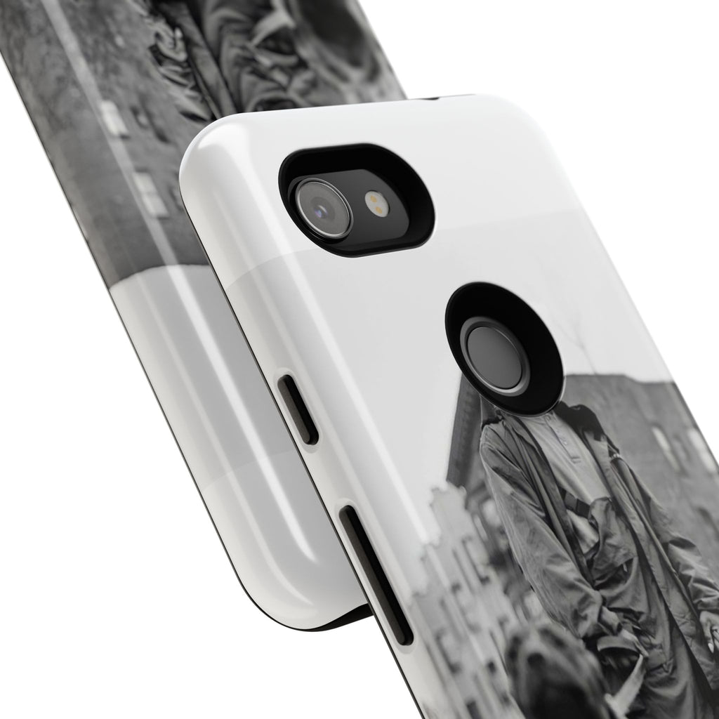 Black & White DMX Tough Phone Case, Urban Style Cover, Pet Lover Gift, Trendy Cell Phone Accessory, Durable Protection