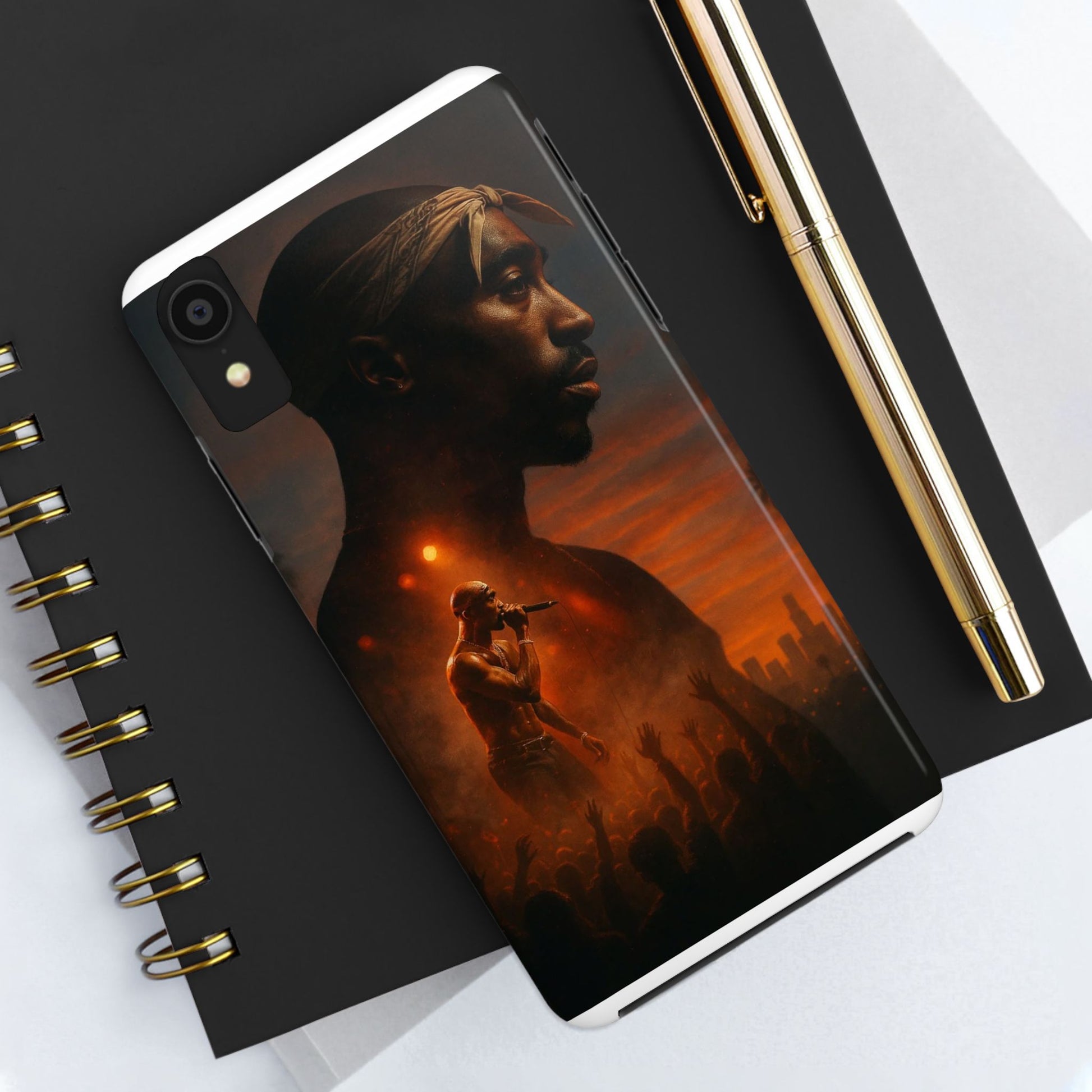 Tough Phone Case Featuring Iconic Rap Legend, Durable Phone Cover, Artistic Design, Adjustable Fit, 2Pac Unique Gift for Music Lovers, Hip [...]