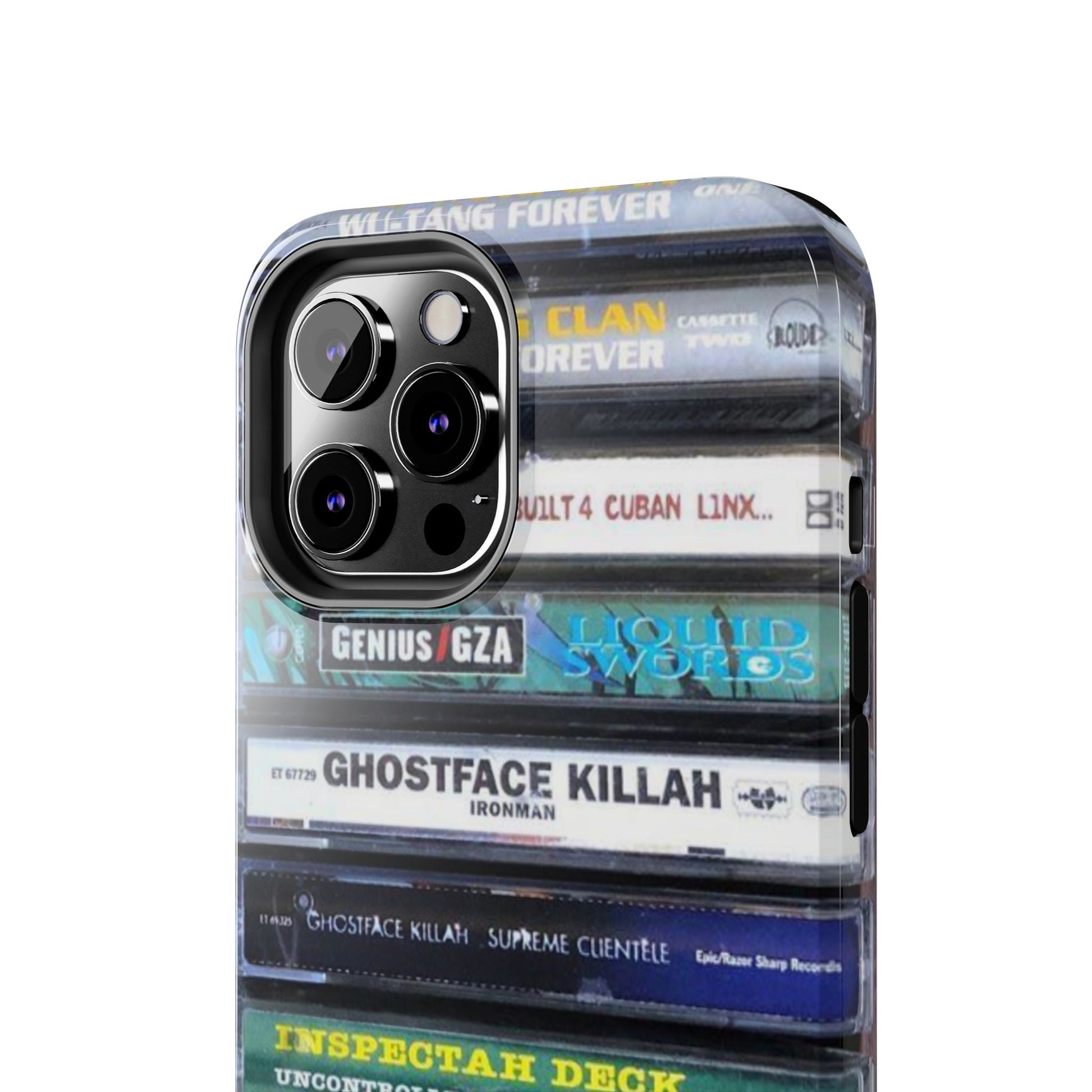 Hip Hop Music Cassette Phone Case | Tough Phone Covers for Music Lovers, Wu solo albums Gifts, Rap Phone Accessories