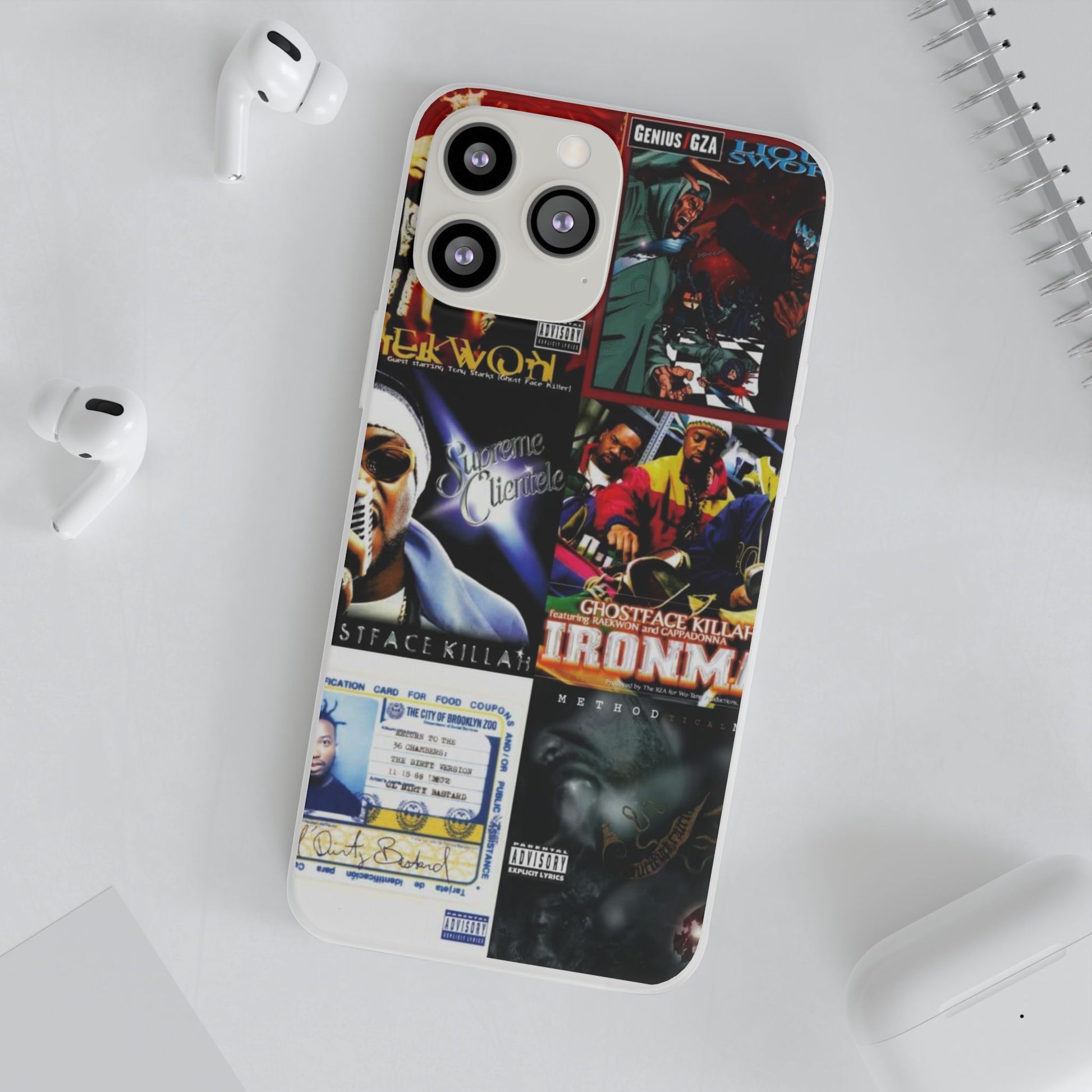 Hip-Hop Album Art Flexi Cases | Unique Phone Case, Music Lover Gift, Wu Tang Stylish Accessories, Personalized Phone Cover, Urban Culture Decor
