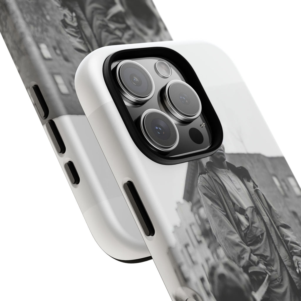 Black & White DMX Tough Phone Case, Urban Style Cover, Pet Lover Gift, Trendy Cell Phone Accessory, Durable Protection