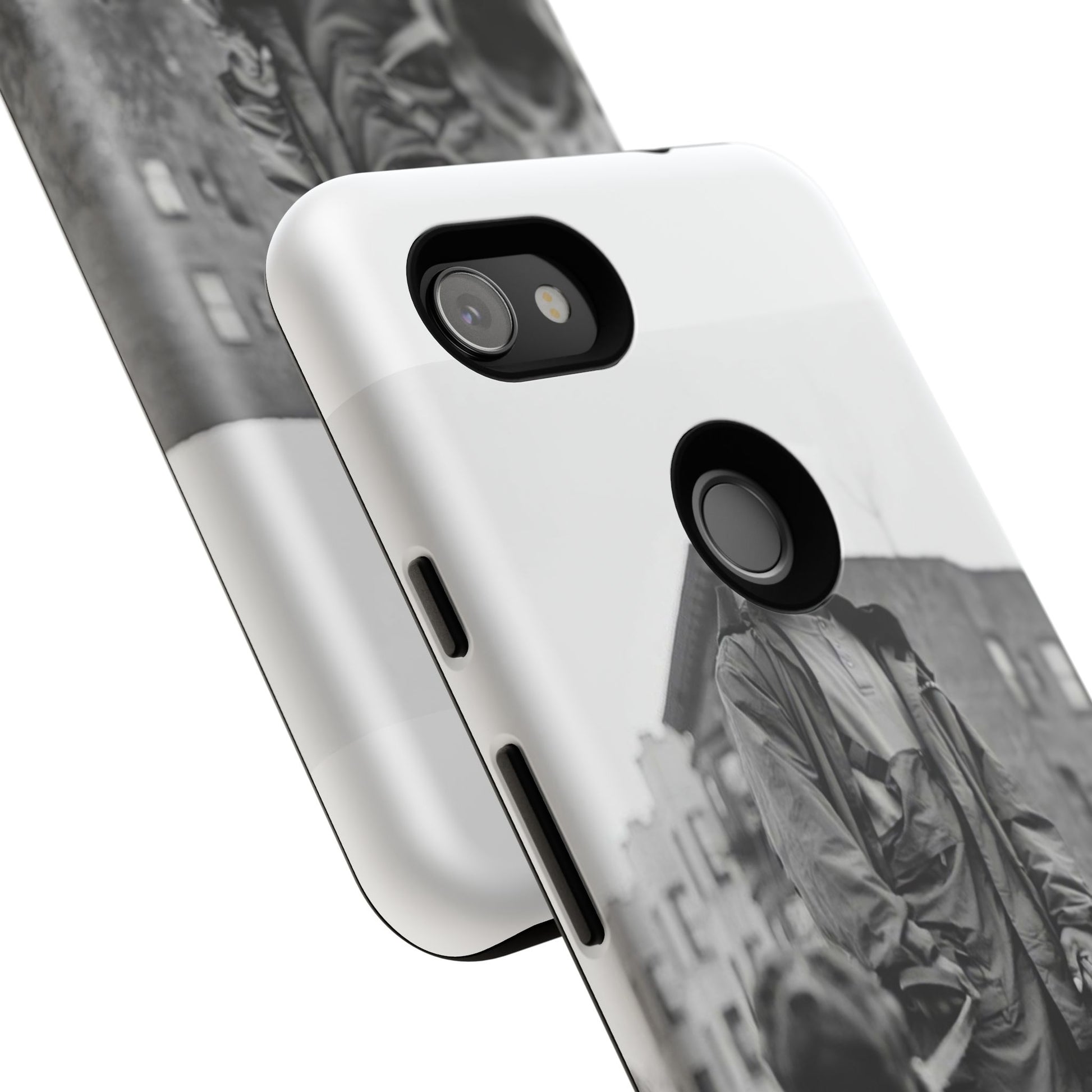 Black & White DMX Tough Phone Case, Urban Style Cover, Pet Lover Gift, Trendy Cell Phone Accessory, Durable Protection