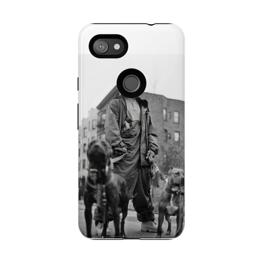 Black & White DMX Tough Phone Case, Urban Style Cover, Pet Lover Gift, Trendy Cell Phone Accessory, Durable Protection
