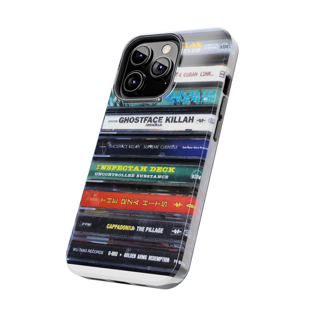 Hip Hop Music Cassette Phone Case | Tough Phone Covers for Music Lovers, Wu solo albums Gifts, Rap Phone Accessories