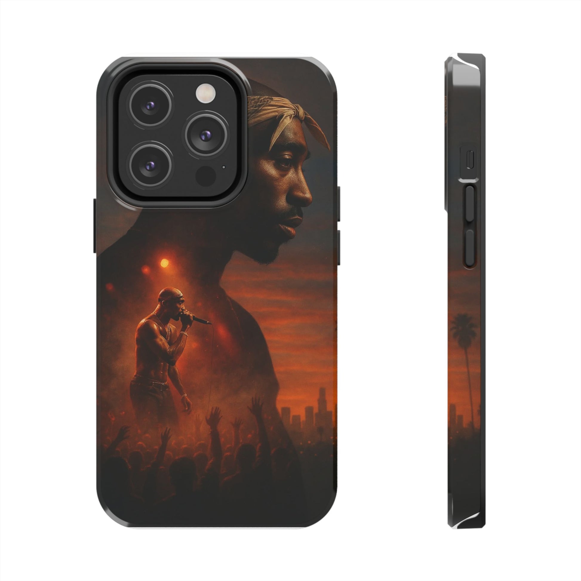Tough Phone Case Featuring Iconic Rap Legend, Durable Phone Cover, Artistic Design, Adjustable Fit, 2Pac Unique Gift for Music Lovers, Hip [...]