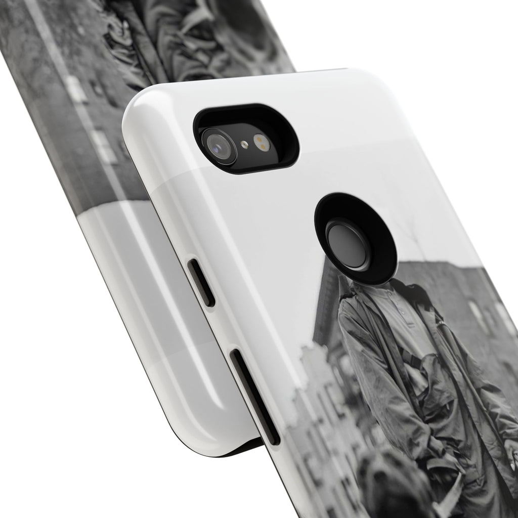 Black & White DMX Tough Phone Case, Urban Style Cover, Pet Lover Gift, Trendy Cell Phone Accessory, Durable Protection