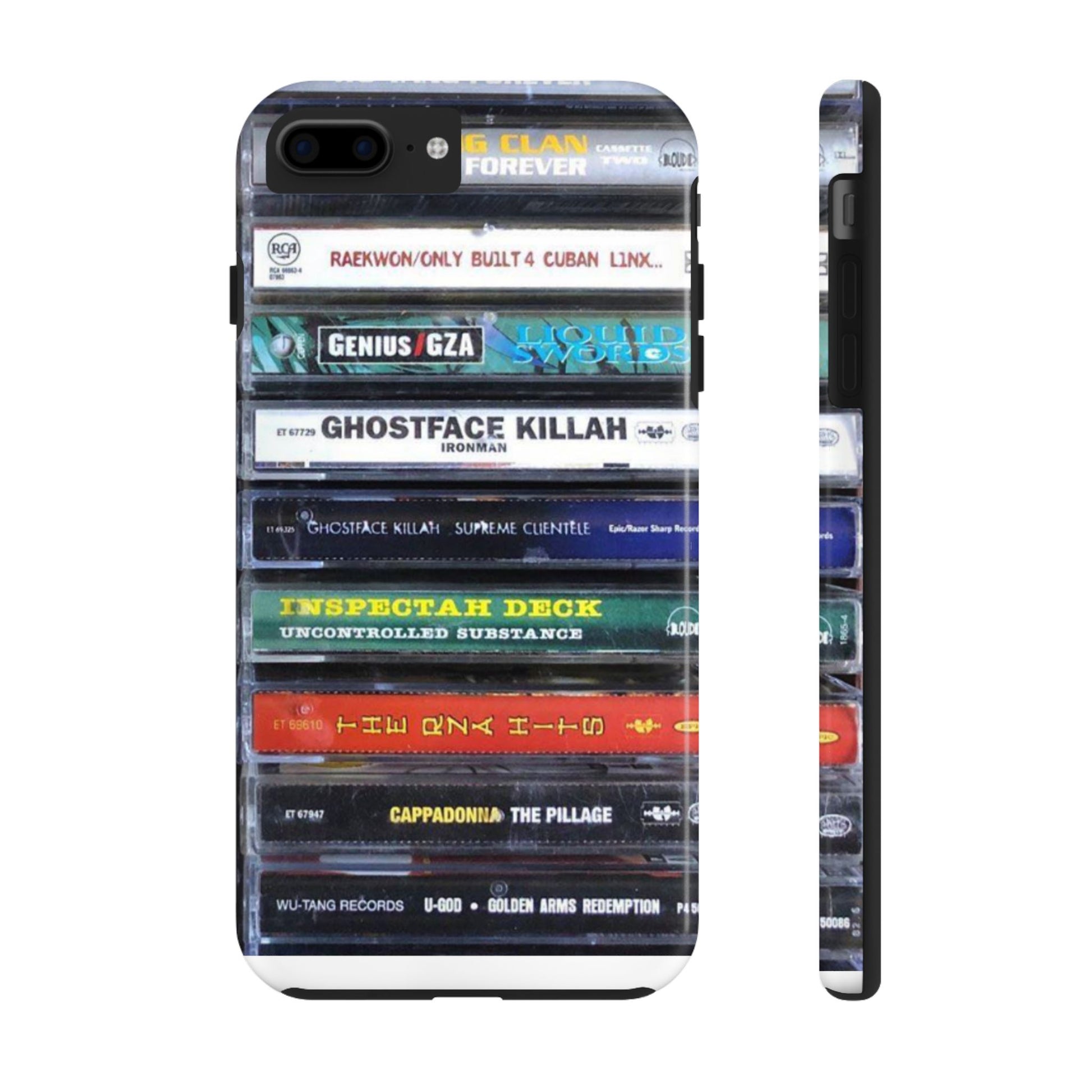 Hip Hop Music Cassette Phone Case | Tough Phone Covers for Music Lovers, Wu solo albums Gifts, Rap Phone Accessories