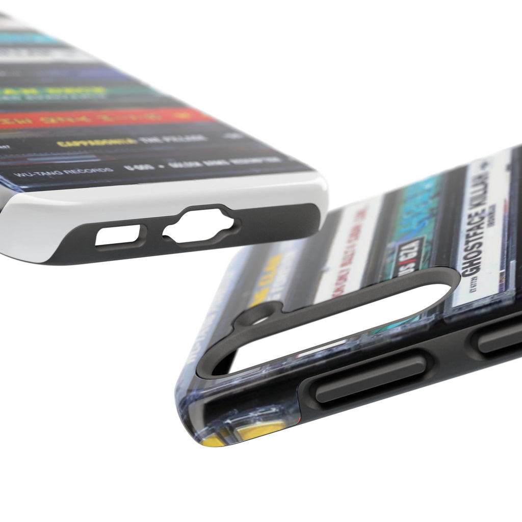 Hip Hop Music Cassette Phone Case | Tough Phone Covers for Music Lovers, Wu solo albums Gifts, Rap Phone Accessories