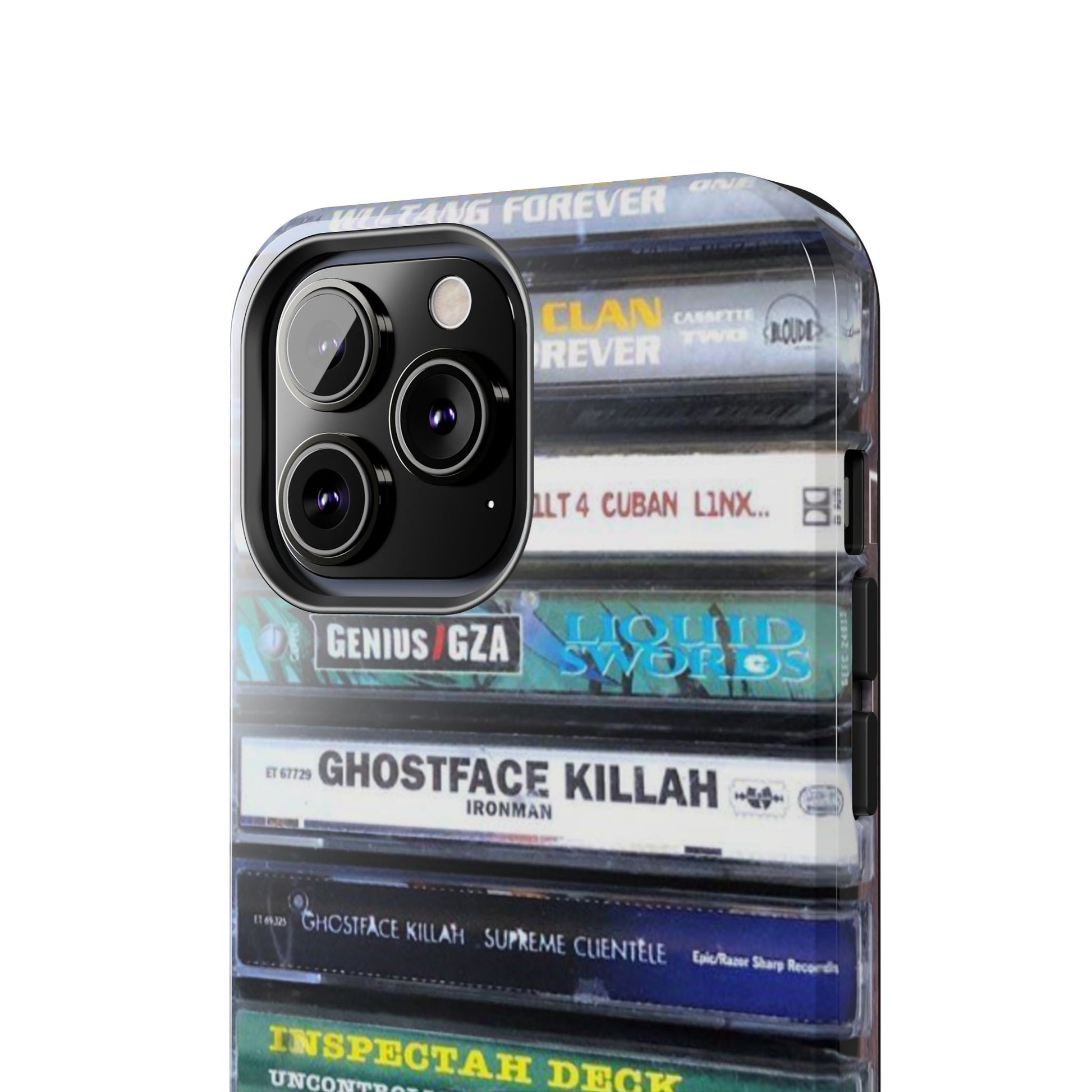 Hip Hop Music Cassette Phone Case | Tough Phone Covers for Music Lovers, Wu solo albums Gifts, Rap Phone Accessories