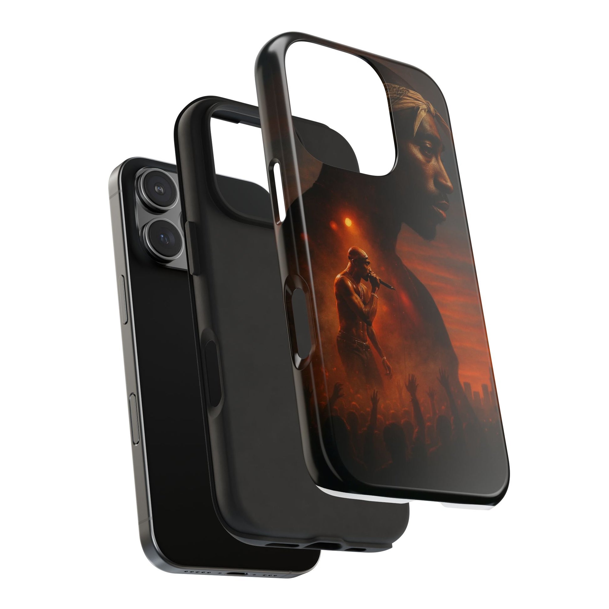 Tough Phone Case Featuring Iconic Rap Legend, Durable Phone Cover, Artistic Design, Adjustable Fit, 2Pac Unique Gift for Music Lovers, Hip [...]