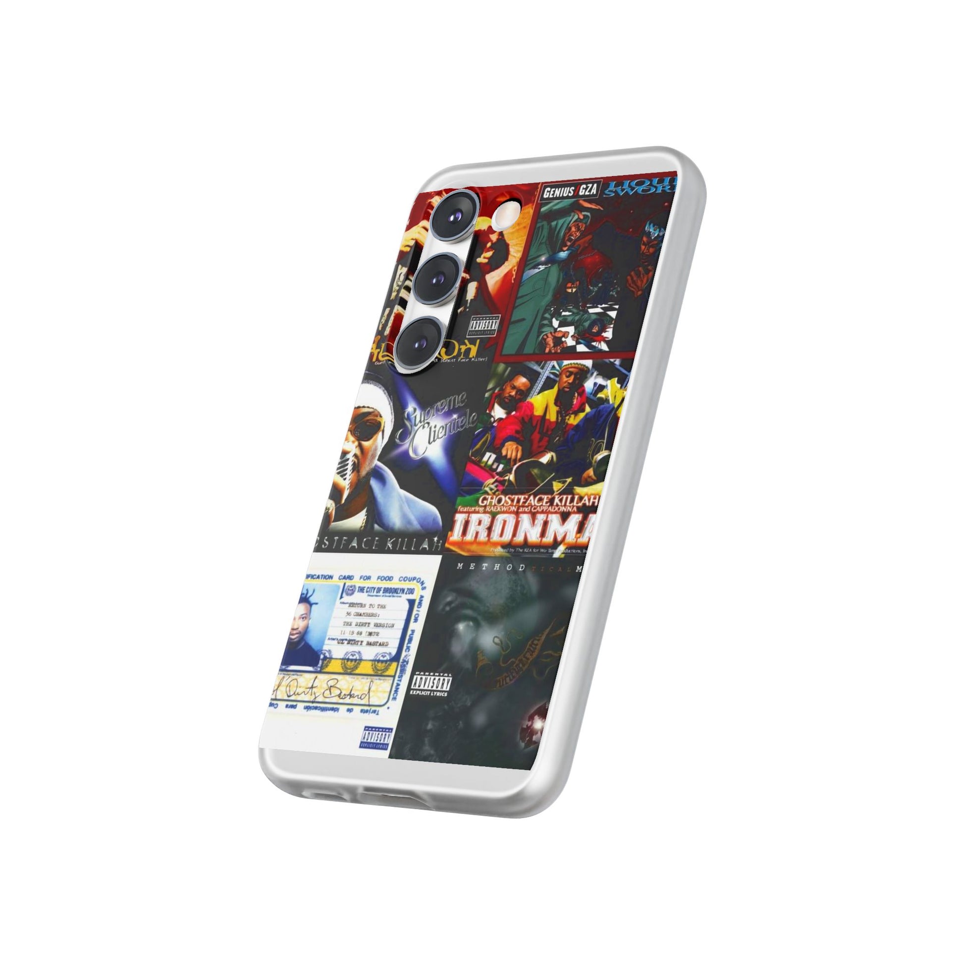 Hip-Hop Album Art Flexi Cases | Unique Phone Case, Music Lover Gift, Wu Tang Stylish Accessories, Personalized Phone Cover, Urban Culture Decor