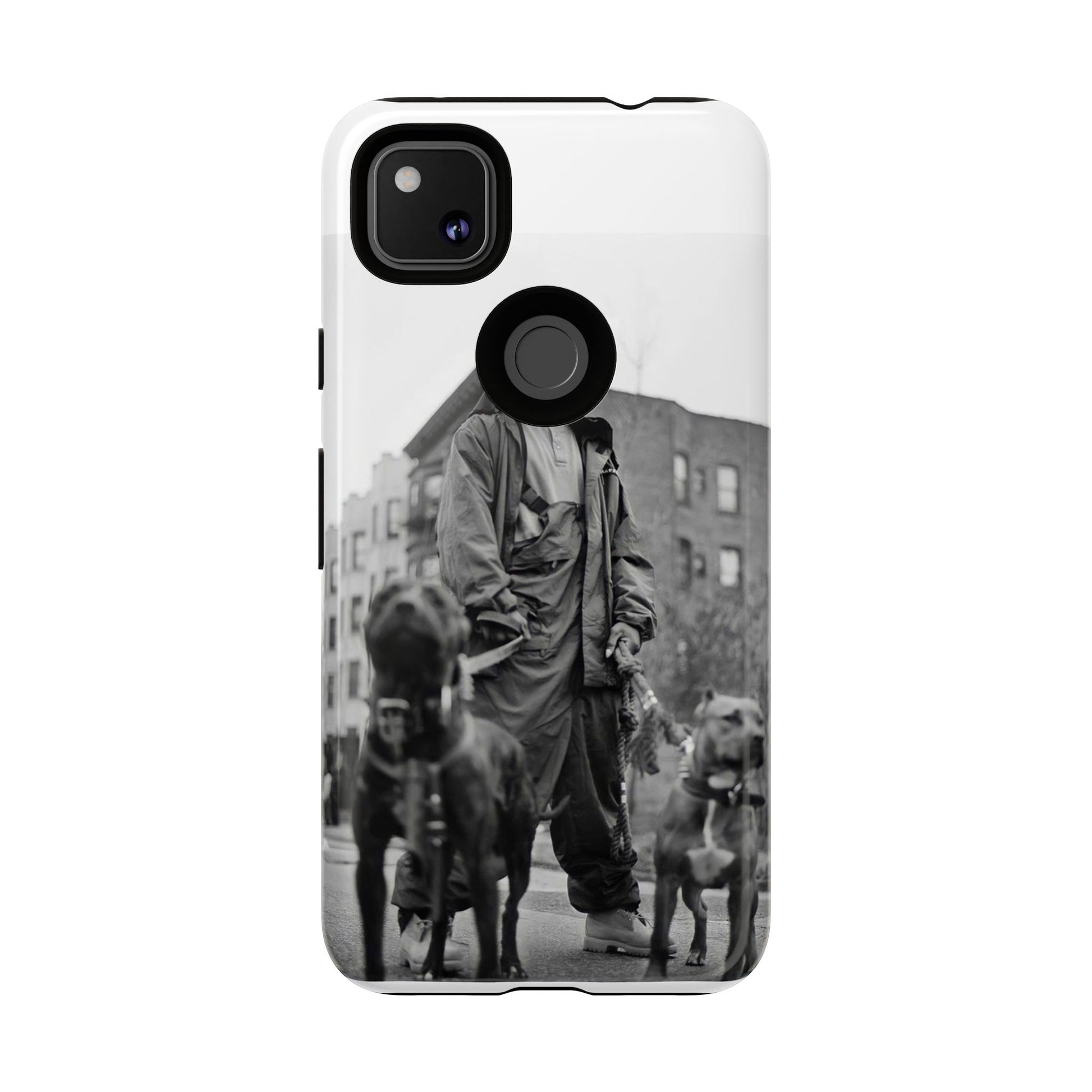 Black & White DMX Tough Phone Case, Urban Style Cover, Pet Lover Gift, Trendy Cell Phone Accessory, Durable Protection