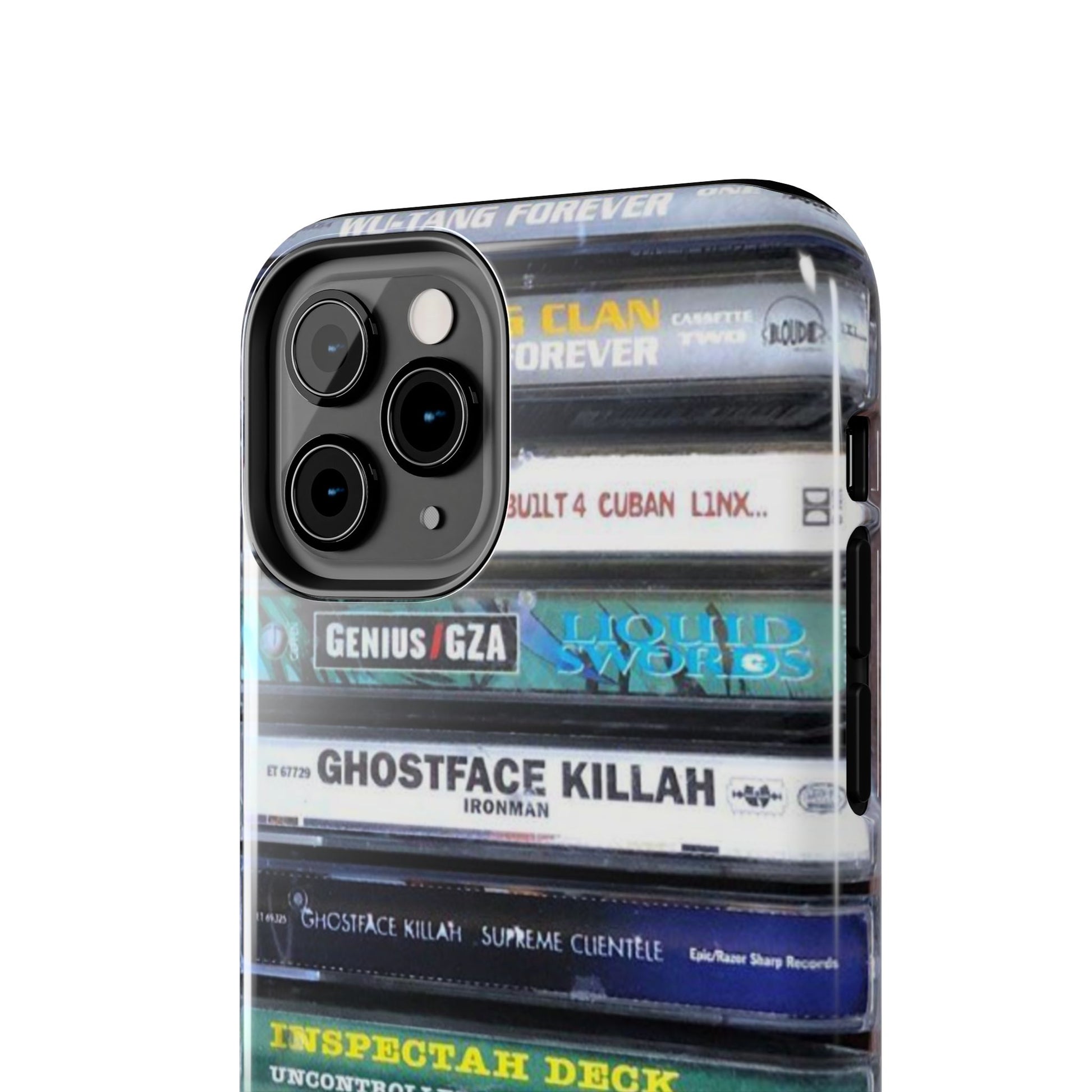 Hip Hop Music Cassette Phone Case | Tough Phone Covers for Music Lovers, Wu solo albums Gifts, Rap Phone Accessories