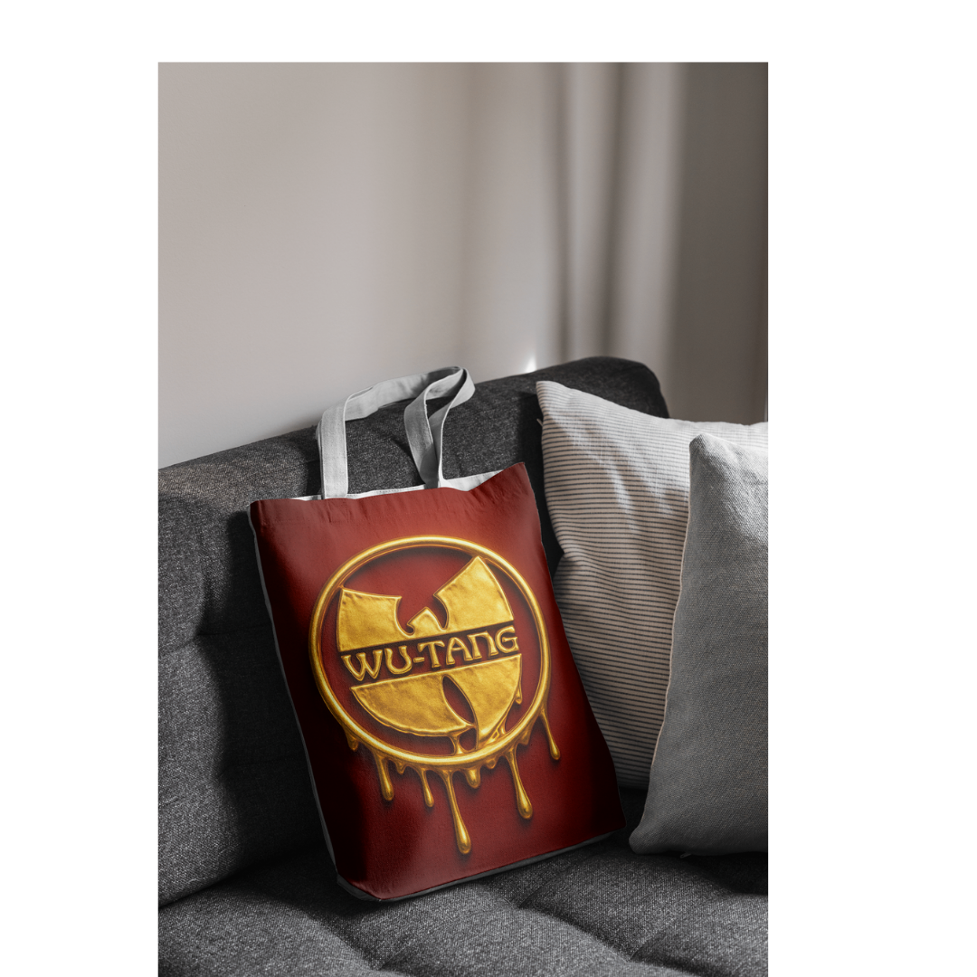 Hip Hop Wu Tang Poster - Iconic 3D Liquid Gold Wu Tang logo - Digital Download - Digital Print
