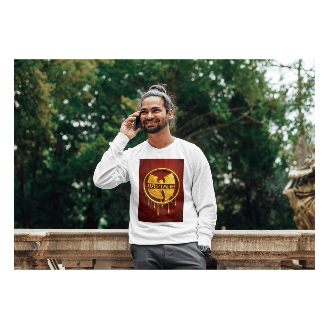 Hip Hop Wu Tang Poster - Iconic 3D Liquid Gold Wu Tang logo - Digital Download - Digital Print