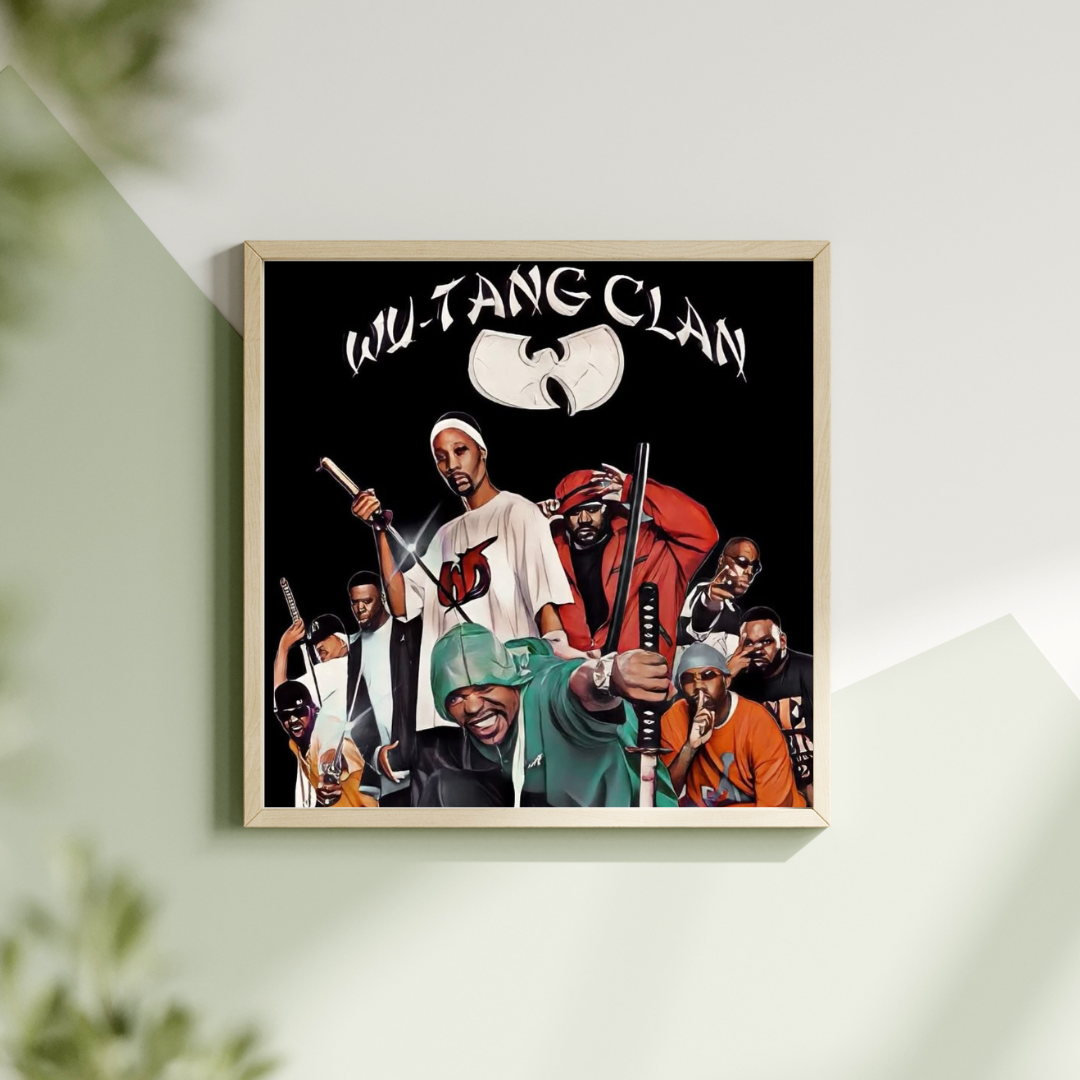 Hip Hop Wu Tang Clan Poster - Iconic Wu Tang Clan Artwork - Digital Download - Digital Print