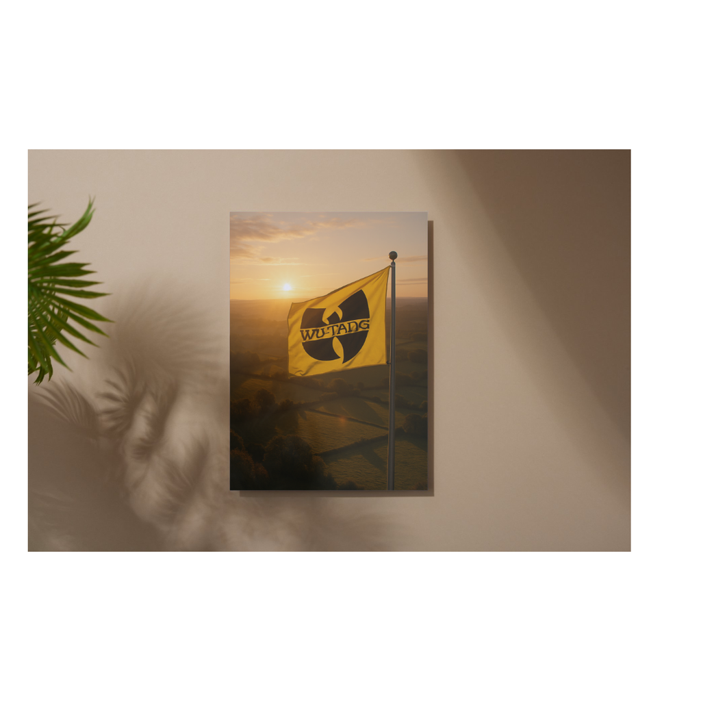 Hip Hop Legend Poster - Wu Tang flag - Wu tang Clan Digital Download - Digital Print