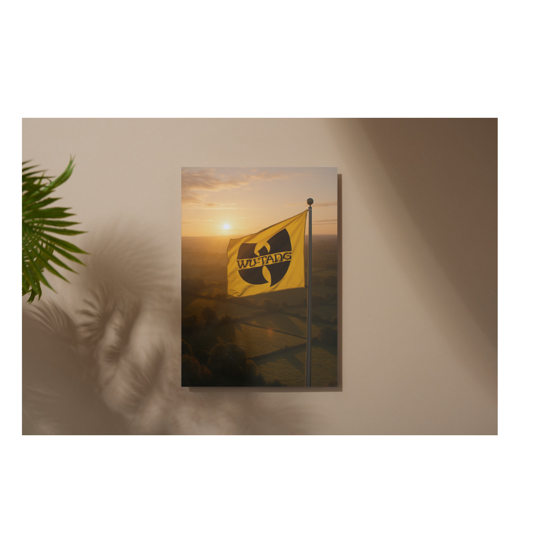 Hip Hop Legend Poster - Wu Tang flag - Wu tang Clan Digital Download - Digital Print