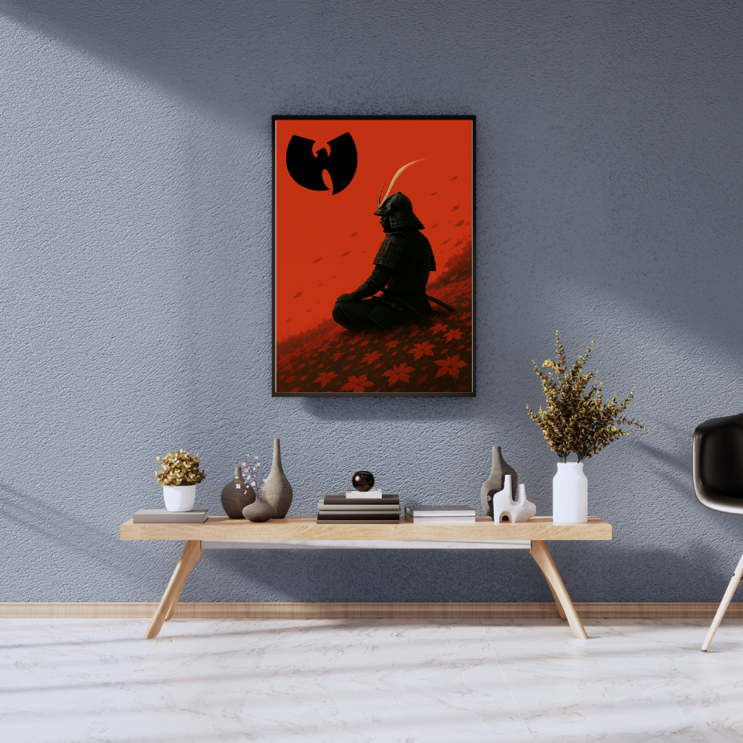 Hip Hop Wu Tang Poster - Iconic Wu Tang Samourai Artwork - Digital Download - Digital Print