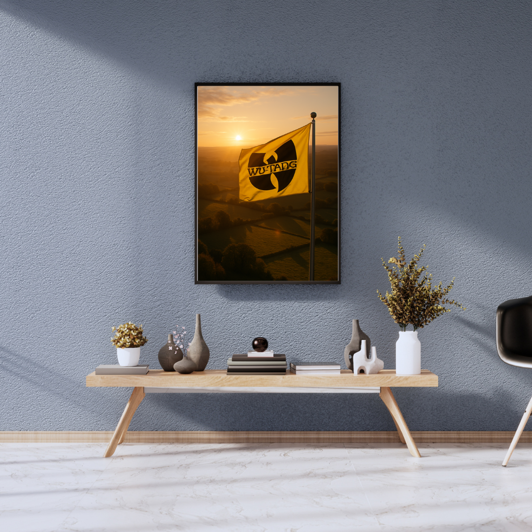 Hip Hop Legend Poster - Wu Tang flag - Wu tang Clan Digital Download - Digital Print