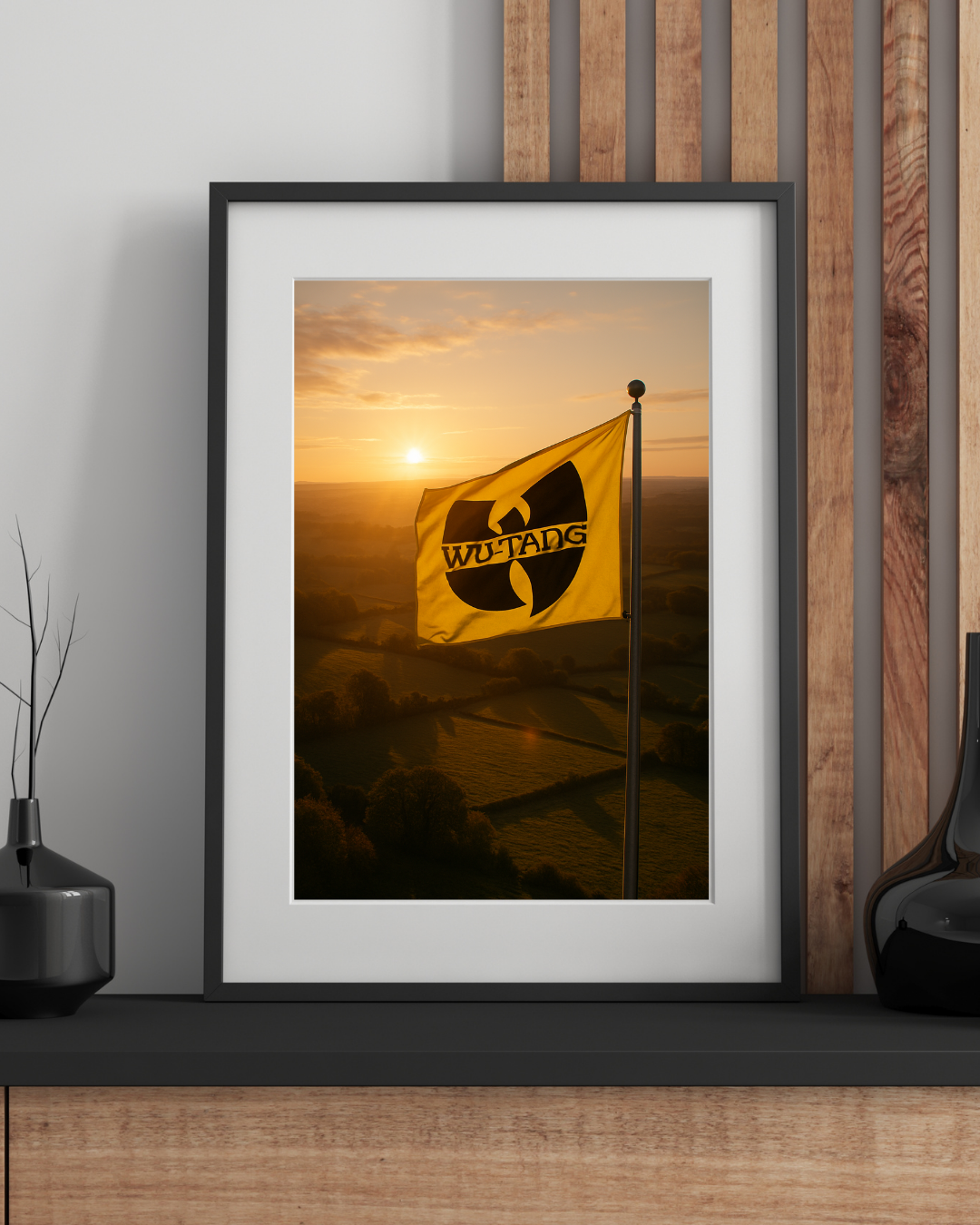 Hip Hop Legend Poster - Wu Tang flag - Wu tang Clan Digital Download - Digital Print