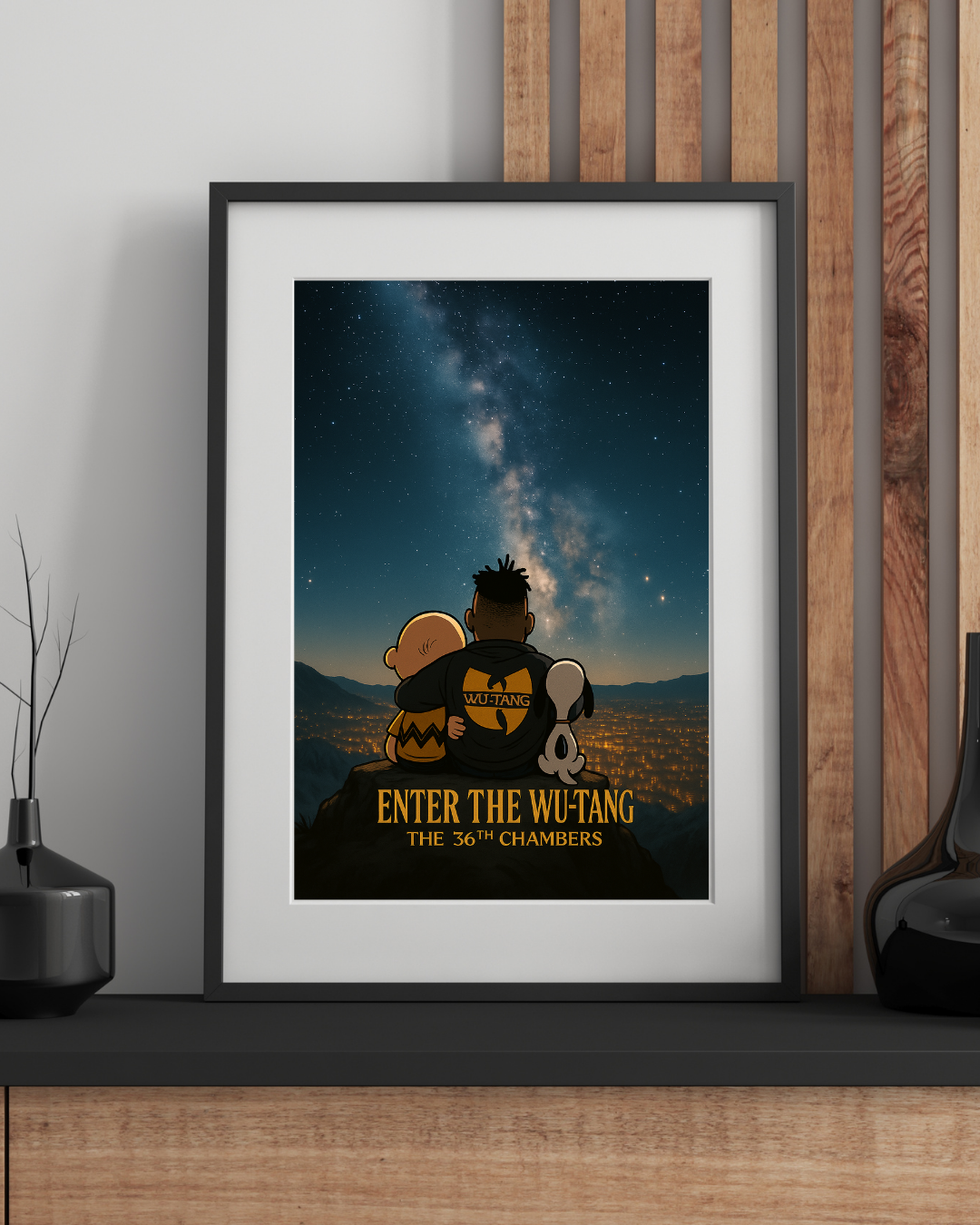 Hip Hop Legend Poster - Charlie brown and ODB Forever - Wu Tang - Wu tang Clan Digital Download - Digital Print