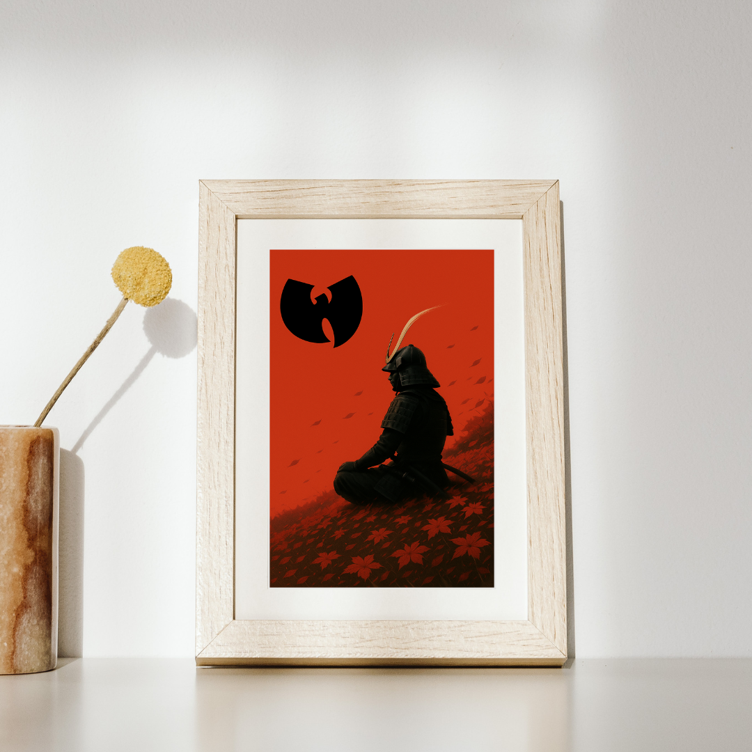 Hip Hop Wu Tang Poster - Iconic Wu Tang Samourai Artwork - Digital Download - Digital Print