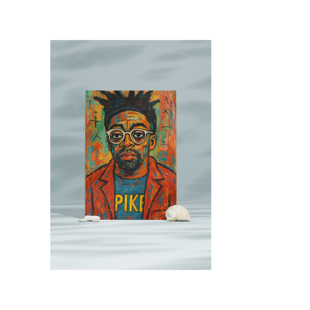 Spike Lee portrait – Basquiat Style Digital Art Print (Instant Download)