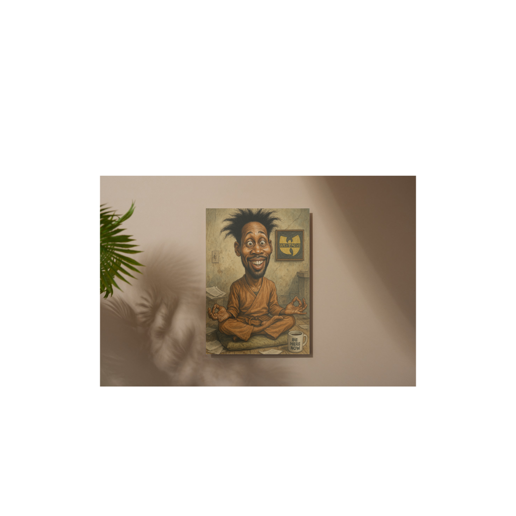 RZA Caricature - Wu Tang Abbott – Digital Art Print (Instant Download)