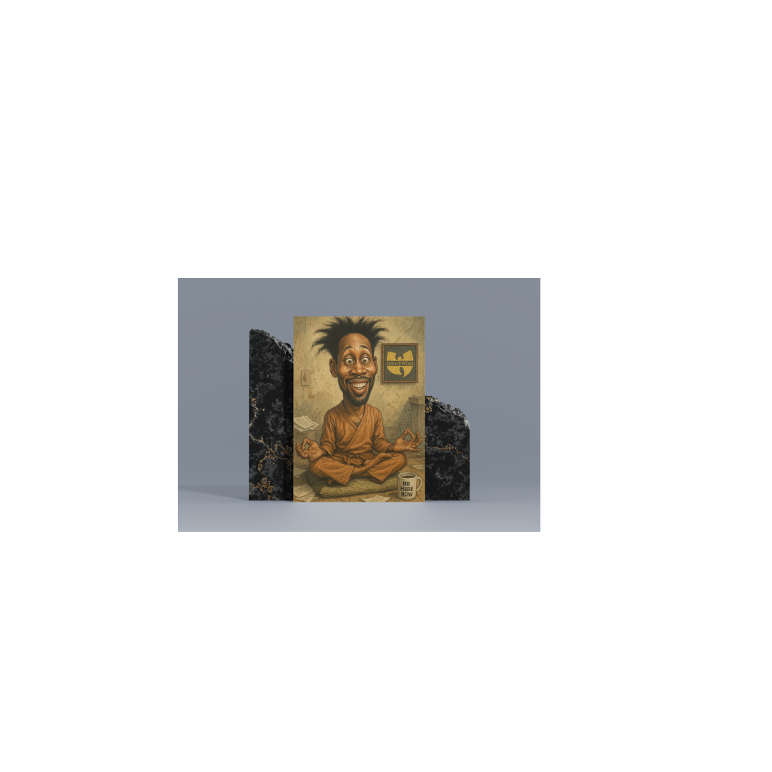 RZA Caricature - Wu Tang Abbott – Digital Art Print (Instant Download)