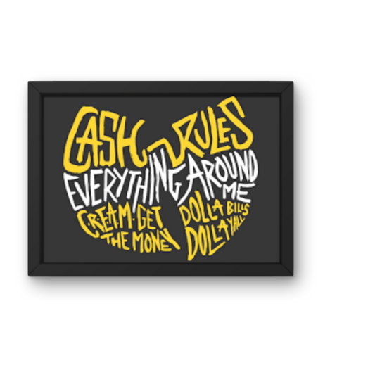 Wu Tang CREAM / Cash Rules Everything Around Me /Digital Download/Digital Print