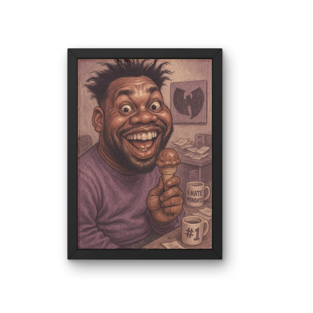 Raekwon Caricature - Wu Tang Abbott – Digital Art Print (Instant Download)