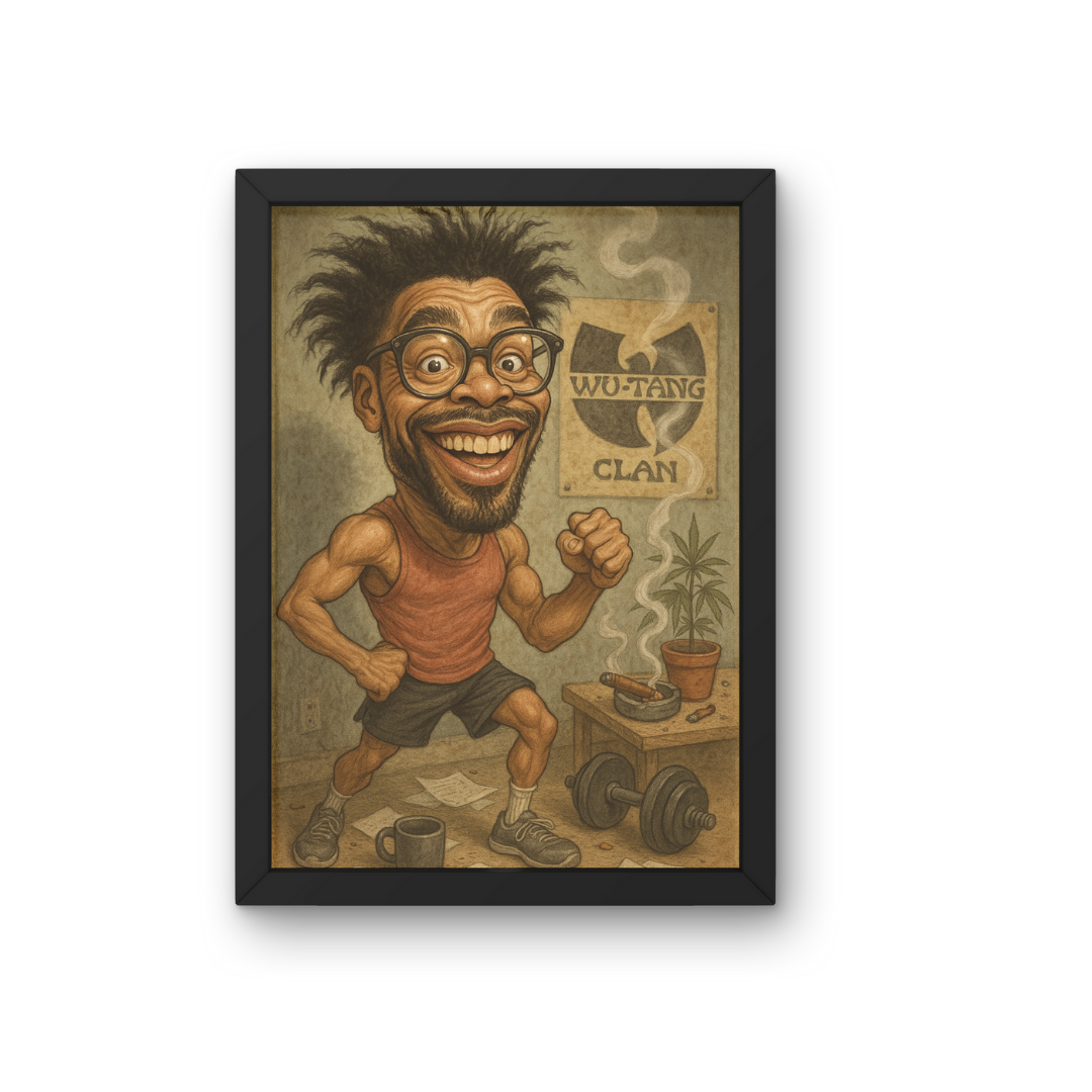 Method Man Caricature – Wu Tang - Digital Art Print (Instant Download)