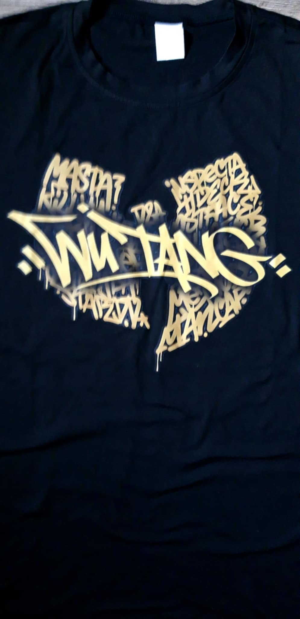 Wu Tang Clan - All members calligraphy t shirt