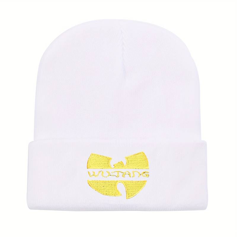 Wu-Tang Clan Beanie Hat - White & Yellow/Gold