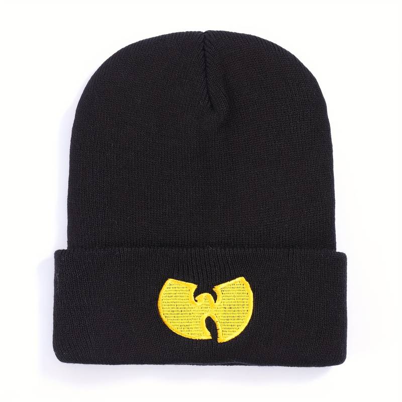 Wu-Tang Clan Beanie Hat - Black & Yellow/Gold